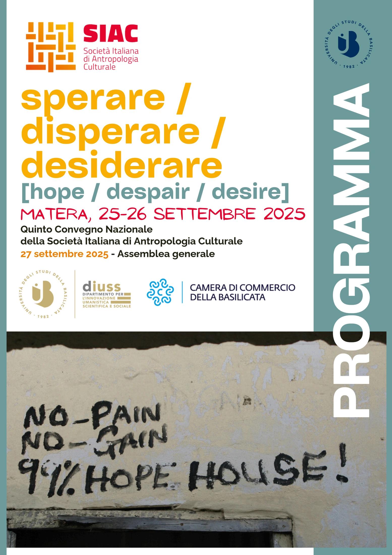 Programma SIAC Matera 2025_final - Fabiana Dimpflmeier | PDF in ...